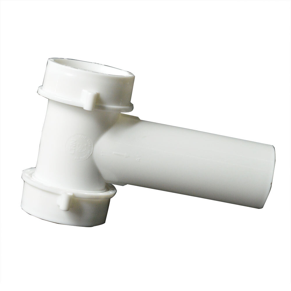 Thrifco 4401656 1-1/2" PVC Center Outlet Tee with Baffle