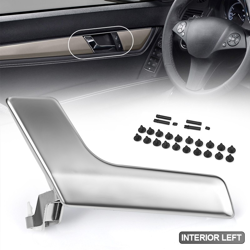 Left Driver Side Inside Door Handle Repair Kit For Mercedes C250 C300 C350 USA