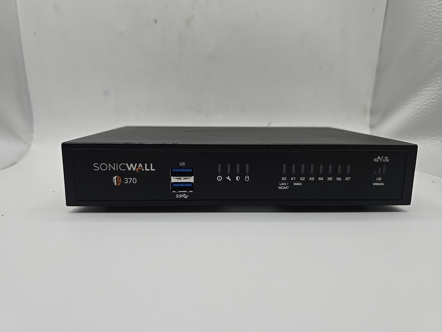 SonicWall TZ370 APL57-100 8-Port Gigabit Firewall Security Appliance No Adapter