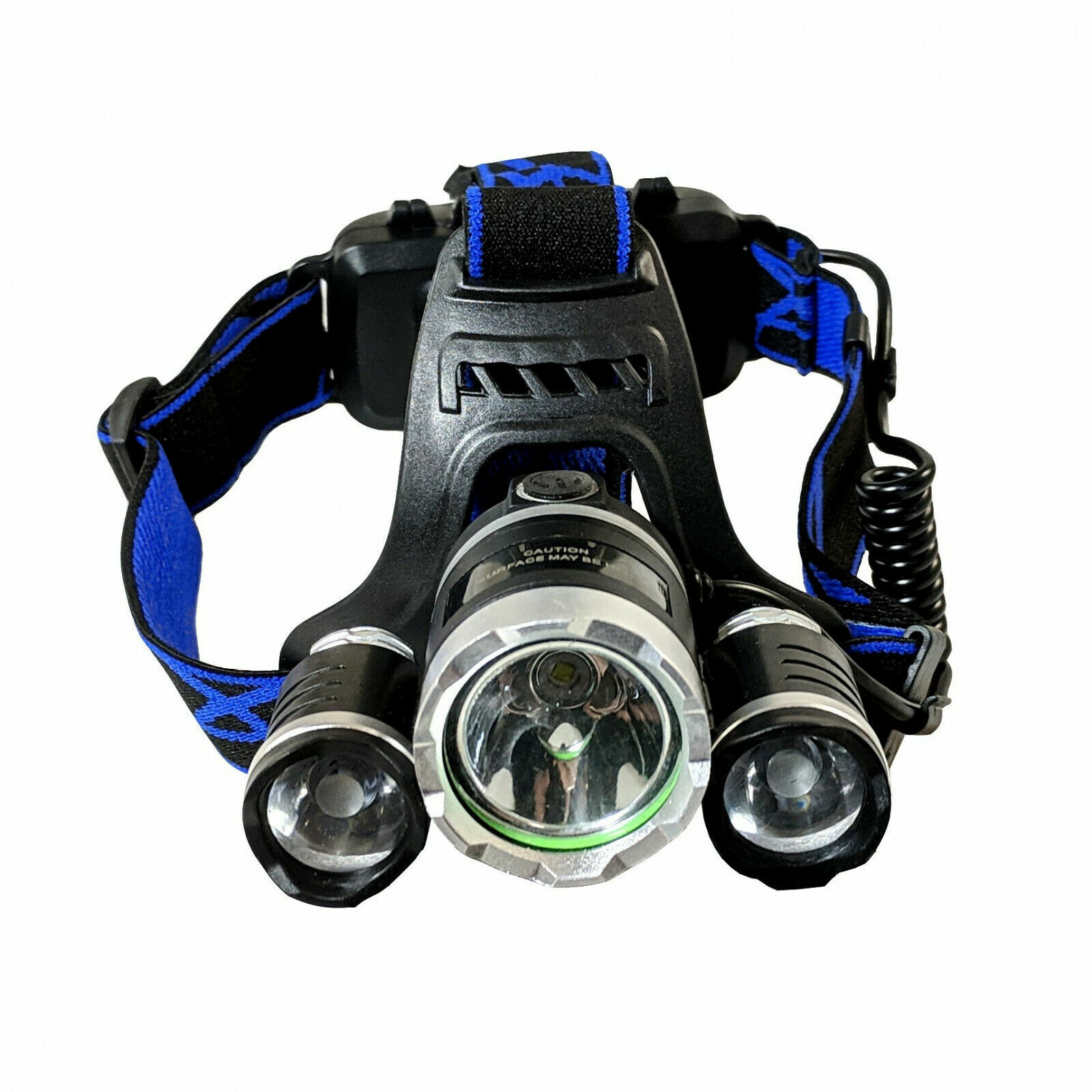 RECHARGEABLE ADJUSTABLE 2250 LUMEN LED HEADLAMP WORK FLASH LIGHT LITHIUM FL8213