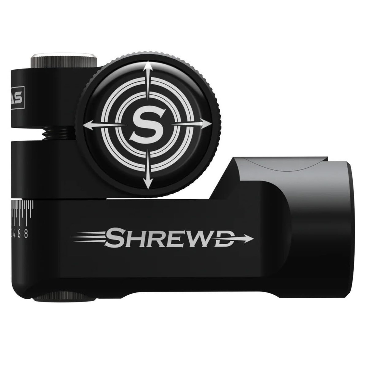 Shrewd Archery Atlas V-Bar Stabilizer Mount Matte Black Single
