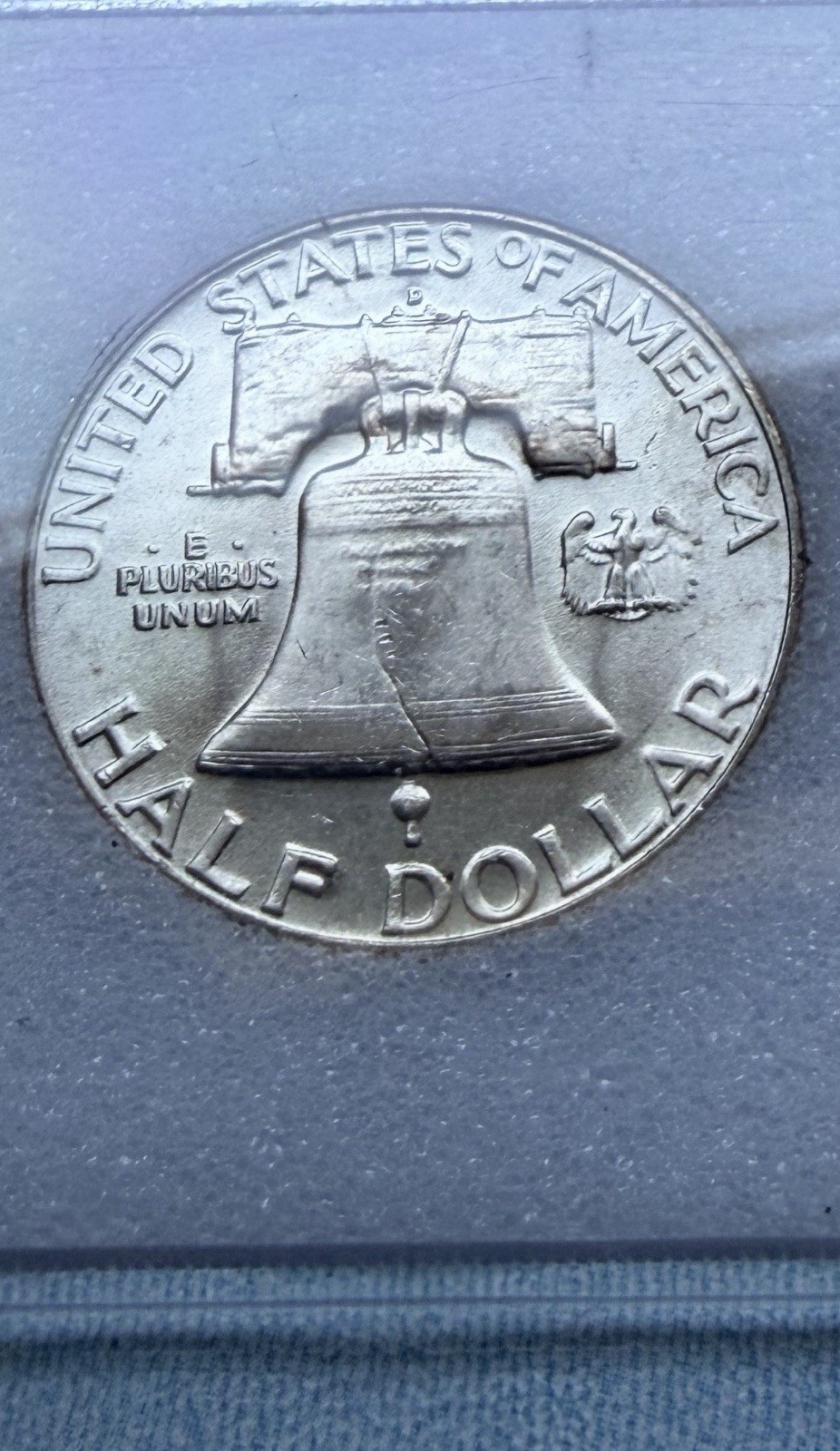 1960-D 50C Franklin Silver Half Dollar 50c Coin Graded MS66FBL