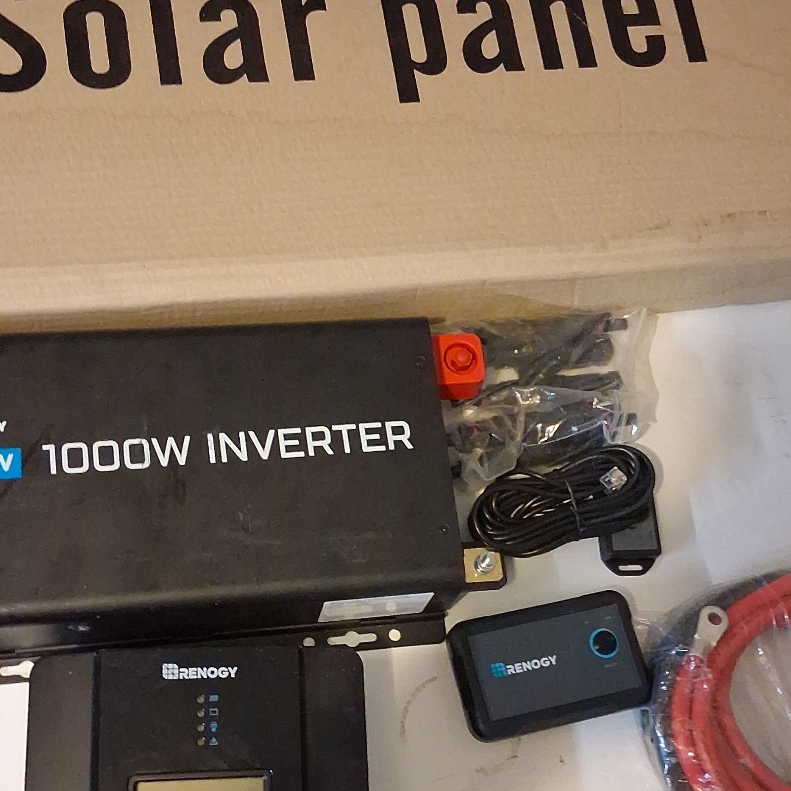 Renogy 1000w solar panel kit setup.