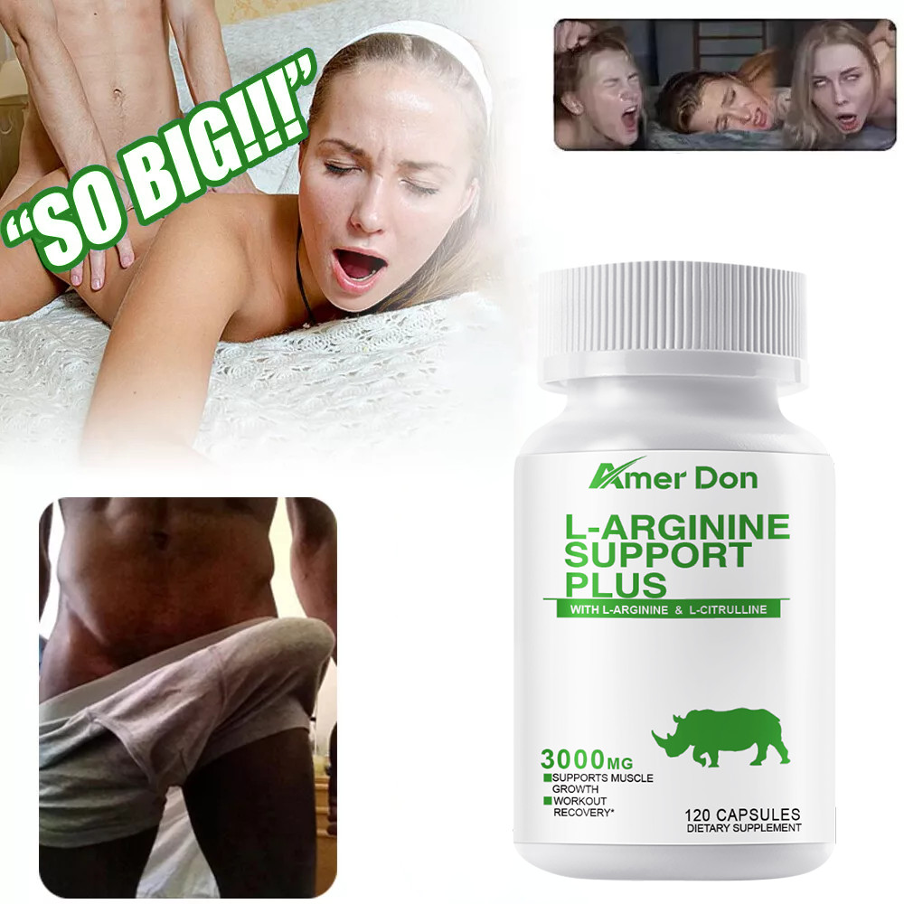 L-Arginine 3000mg Muscle Strength, Pump Testosterone Boost Men's Health & Energy
