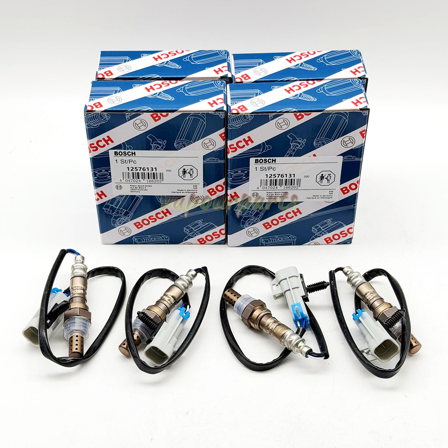 4PCS 12576131 For Cadillac Chevrolet GMC V8 5.3L Bosch Oxygen Sensor 234-4668 US