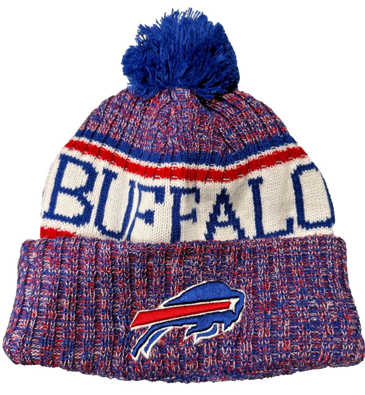 Winter Beanie Hat Buffalo Bills New Era Knit On Field Sideline Fleece Cap New