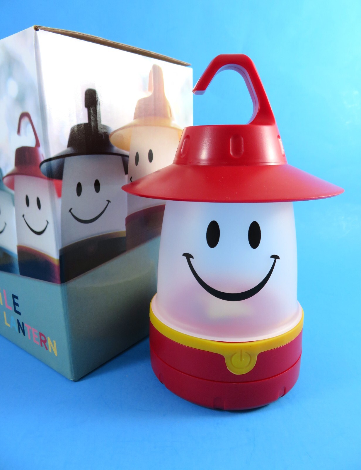 Smile LED Camping Lantern Portable Night Light For Kids Hibiscus Hangs Or Stands