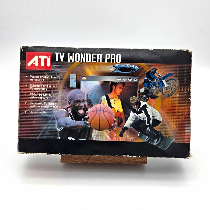 ​Vintage ATI TV Wonder Pro PCI Card - Original Box - TV Tuner & Video Capture