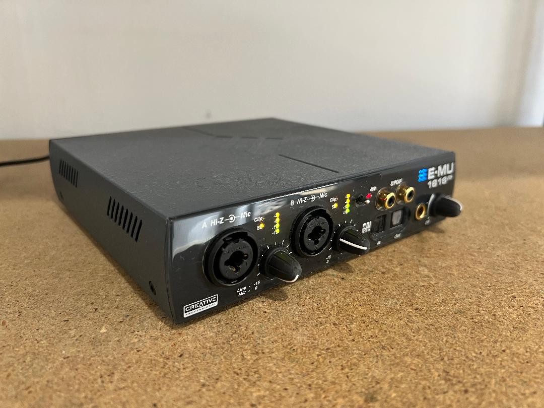 E-MU 1616m Professional Audio Interface + Original Power Supply, Great Condition