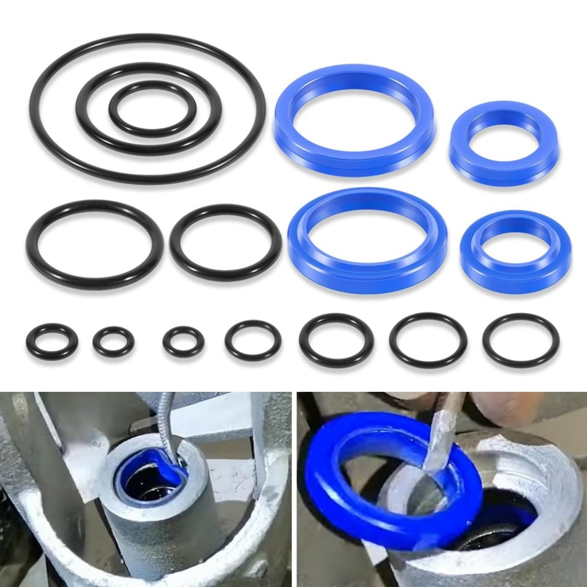 For Jet W Pallet Jack Hydraulic Unit PT2748W-94 O-Ring Seal Kit PT2748W/PT2748LW
