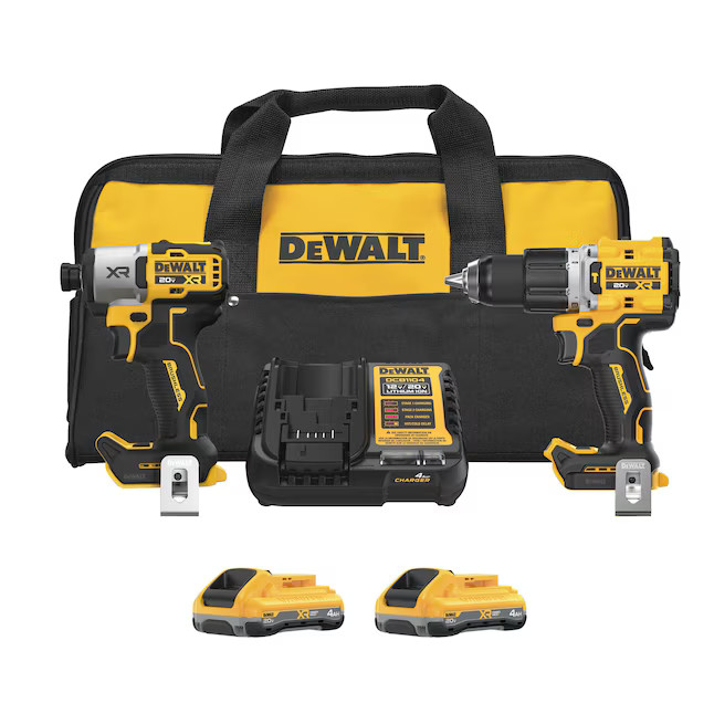 DEWALT 20-volt max 2 -Tool Brushless Power Tool Combo Kit with Soft Case ( 2 -Ba