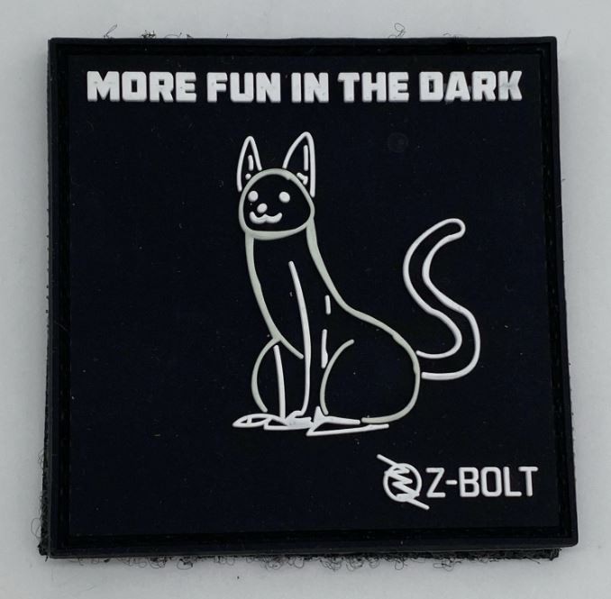 SHOT 💥 Show 2026 “More Fun In The Dark” RARE Z-Bolt Patch, Hook & Loop, NEW!