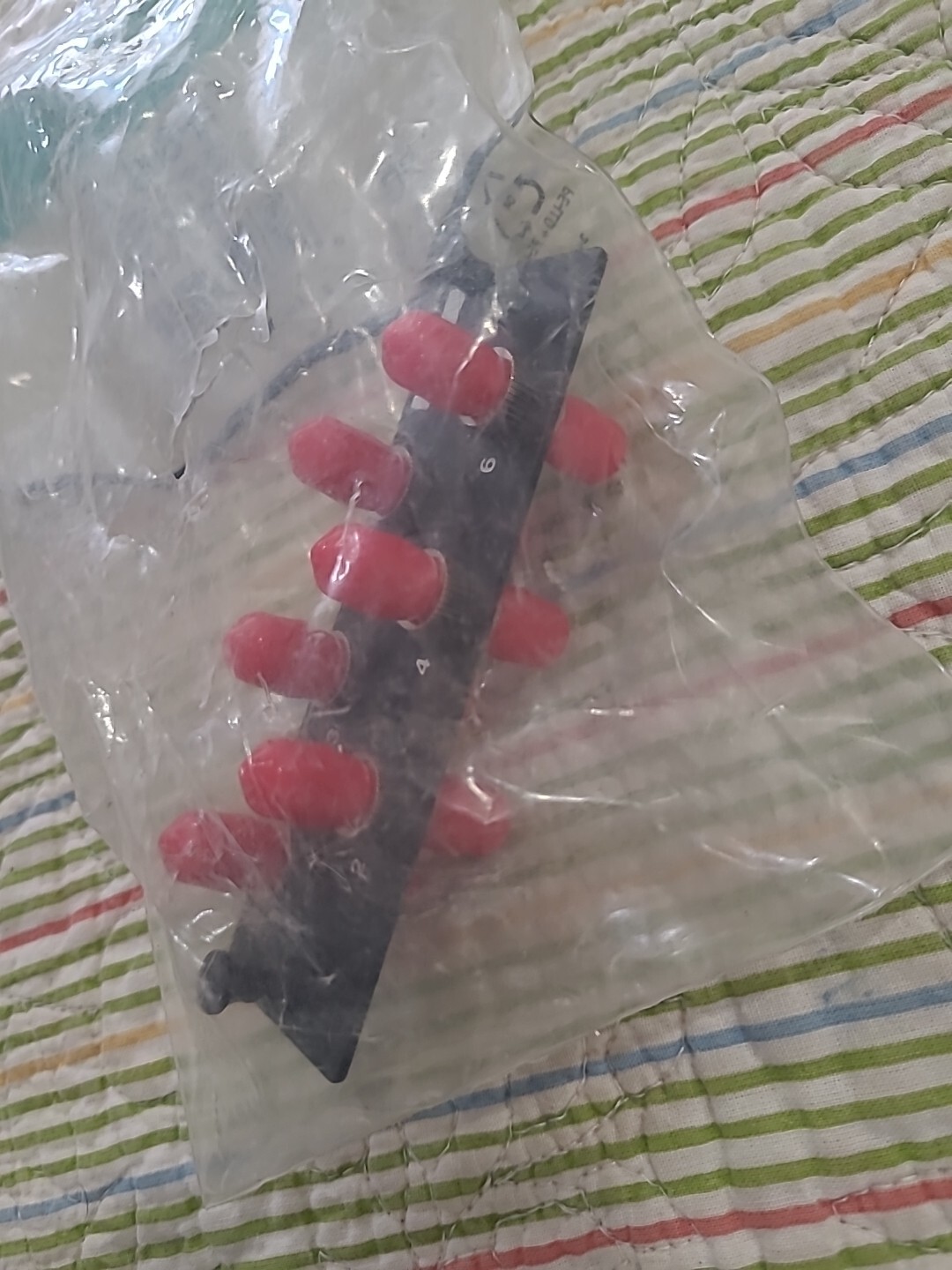 NEW - RED BOX FIBER ADAPTER PANEL SIX DUPLEX ST PAIRS
