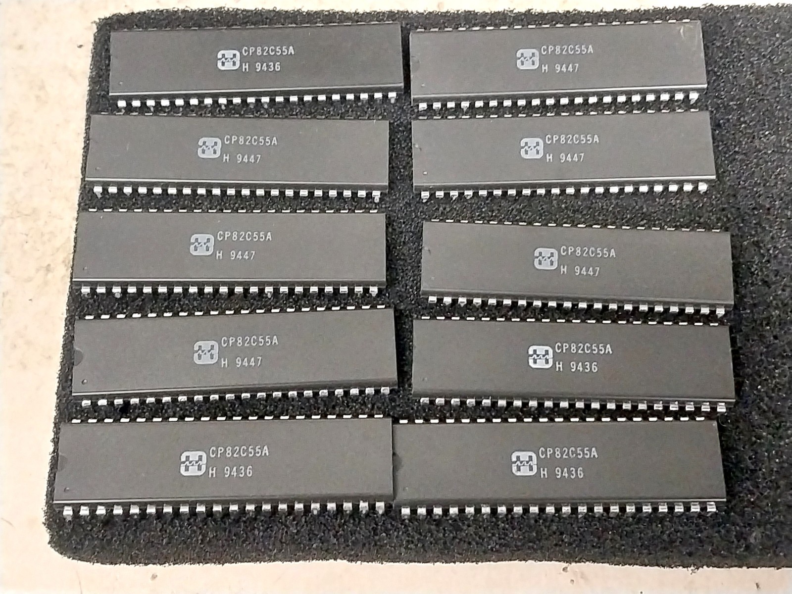 10 New Unused Harris CP 82C55A PIA Parallel IC Chip / Old Vintage Computer