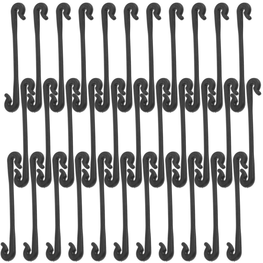 200Pcs Reusable Garden Plant Trellis Clips Weather Resistant Plastic Vine Clamps
