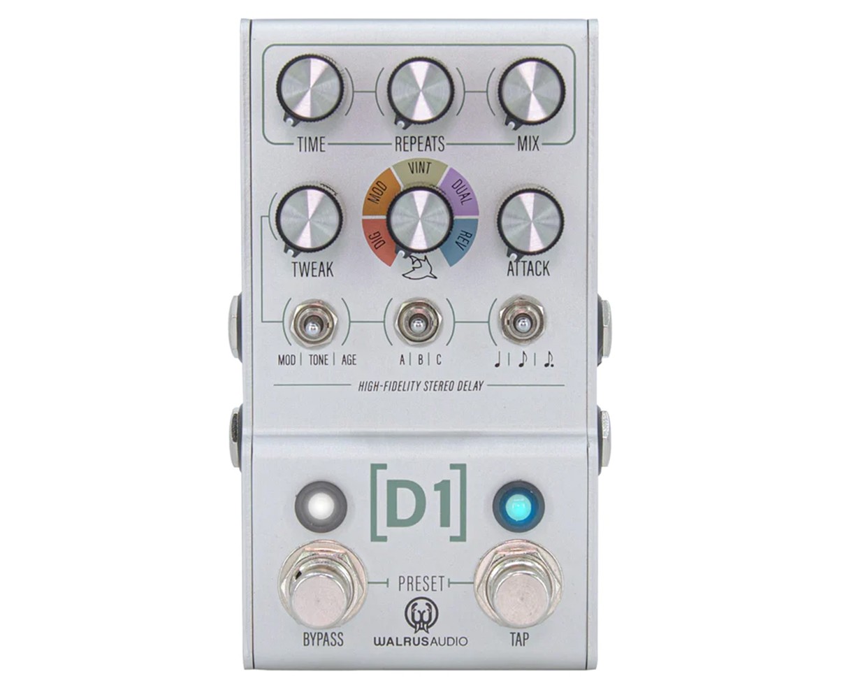Walrus Audio MAKO Series D1 High-Fidelity Delay V2 Pedal - Open Box