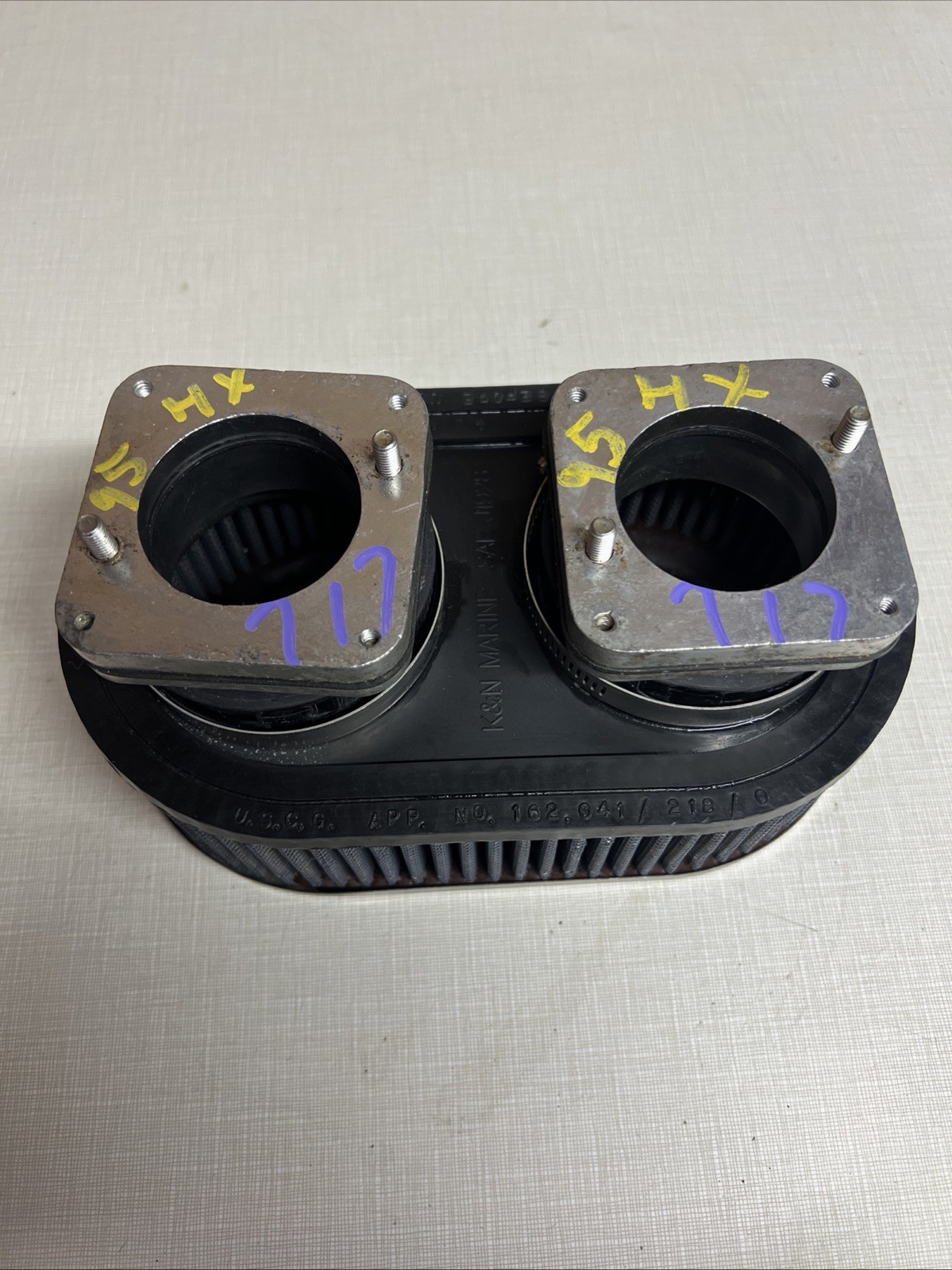 K&N Marine Flame Arrestor Air Filter 1995 Seadoo HX 717 Twin Carb Performance