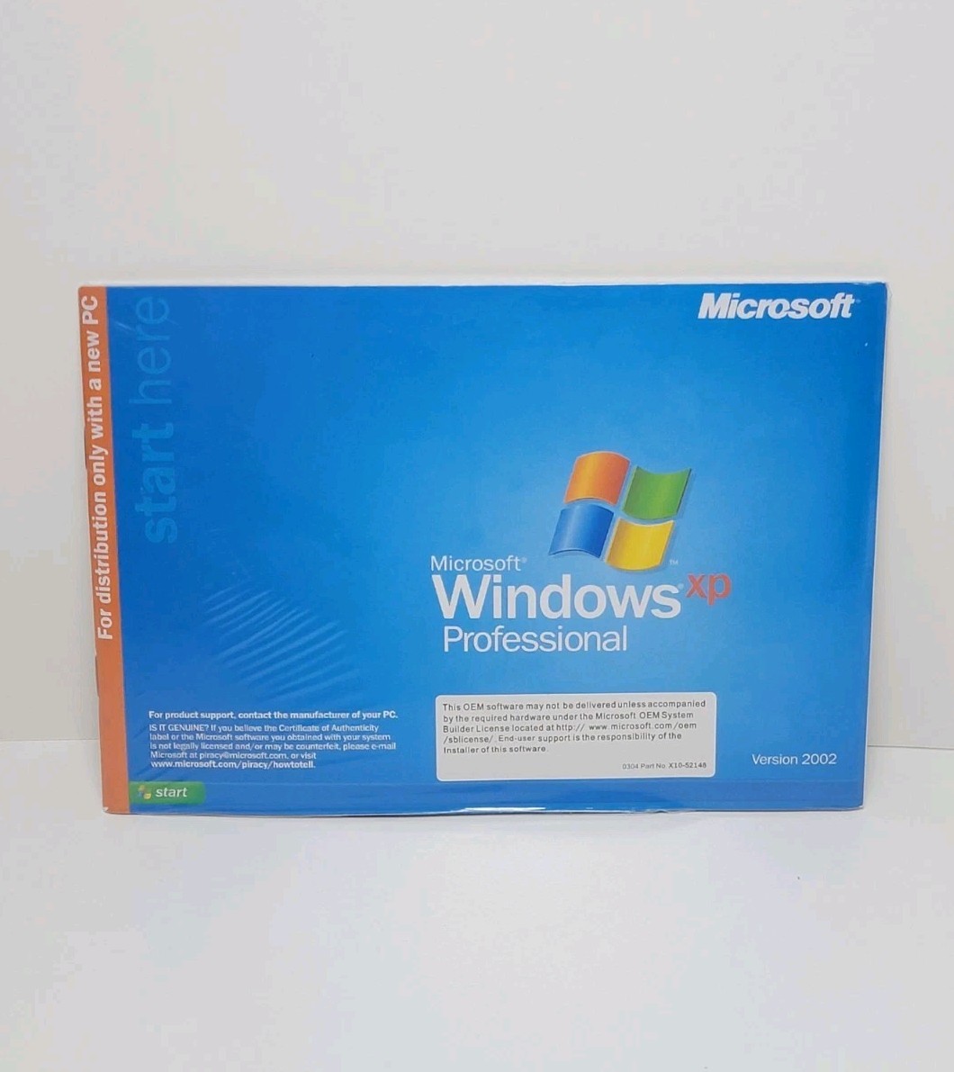 Microsoft Windows XP Professional - Complete Operating System (MS Win Pro) 2002