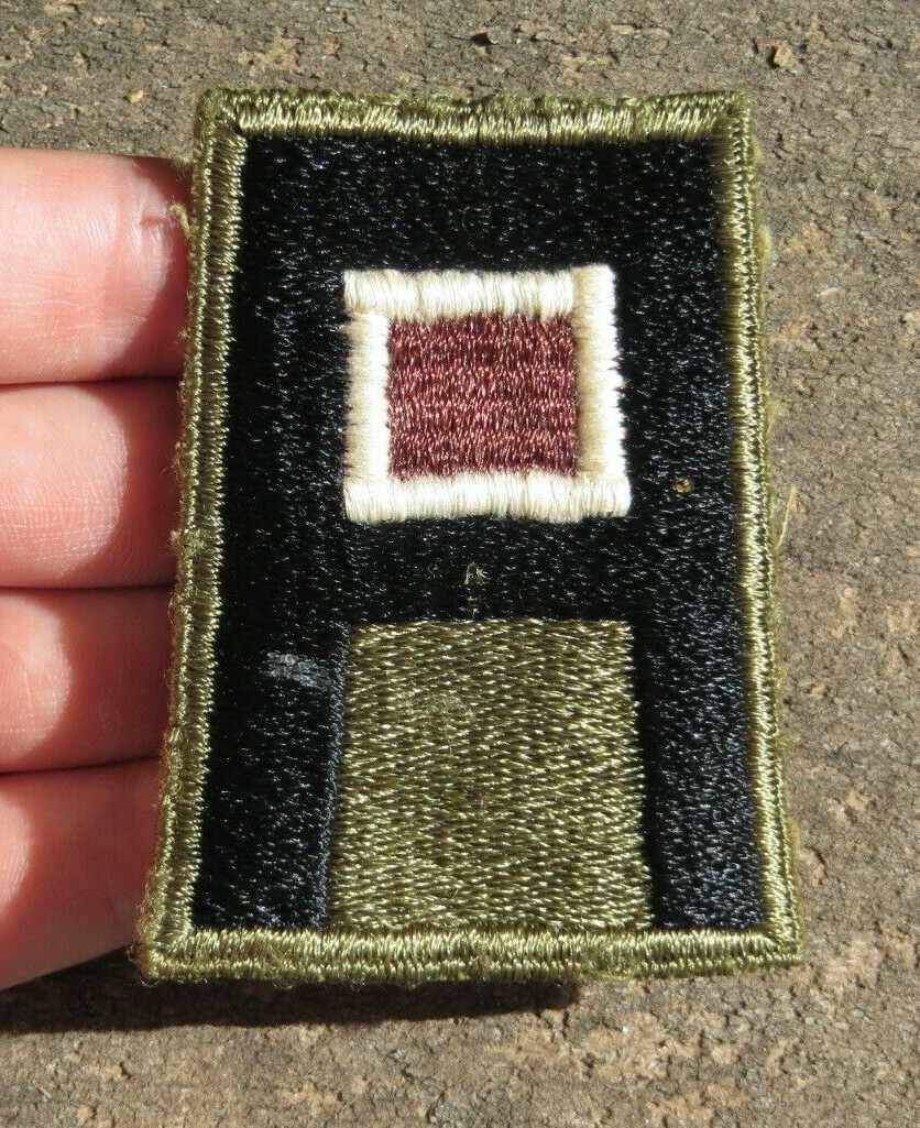 WW2 US Army Military 1st Army Medical Insert Shoulder Patch Insignia