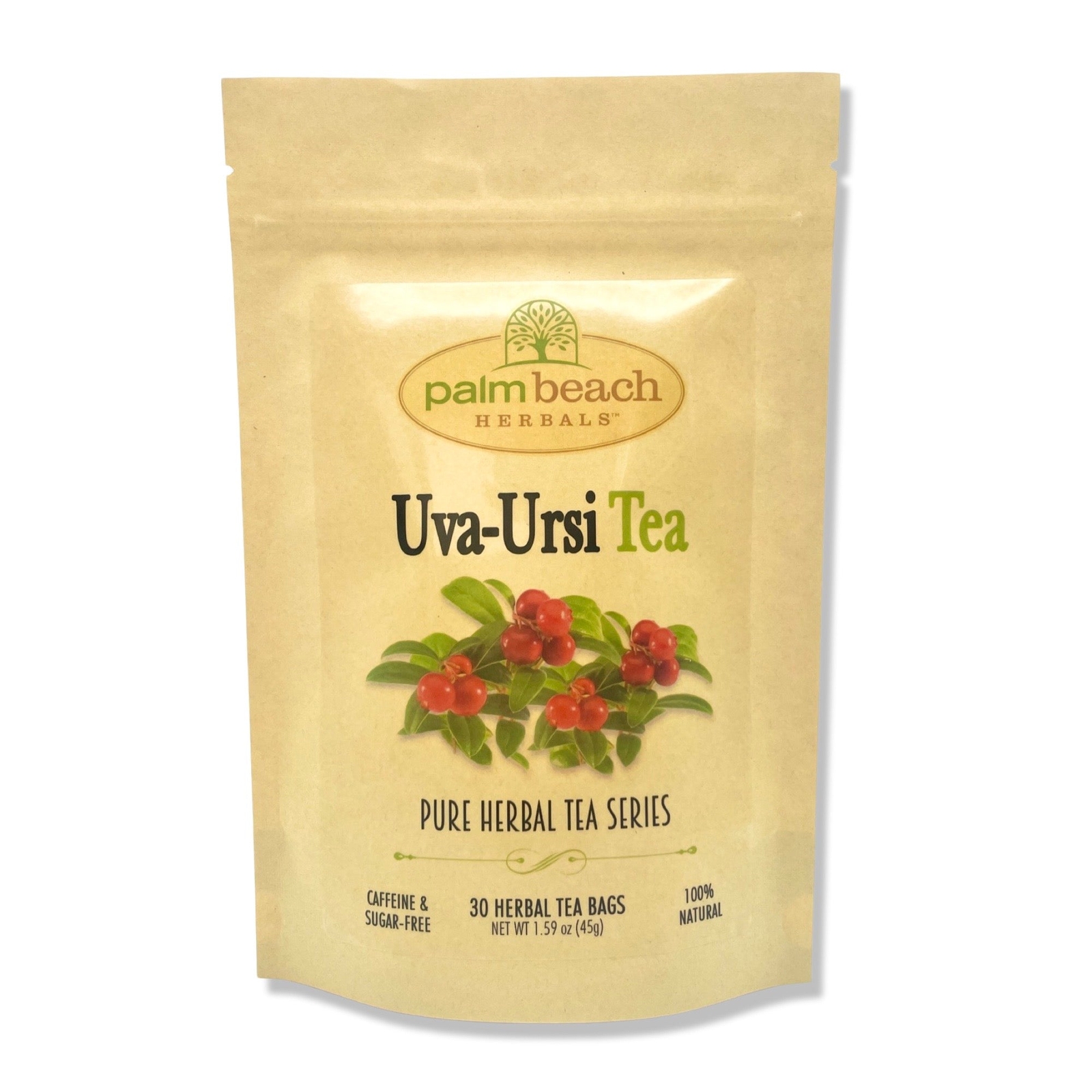 Uva Ursi Tea by Palm Beach Herbals | 30ct, Caffeine-Free