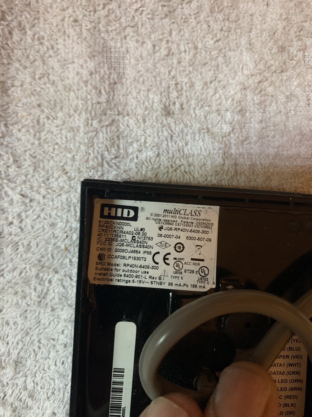 HID RP40N-6408-300 multiClass HID Proximity Card Reader