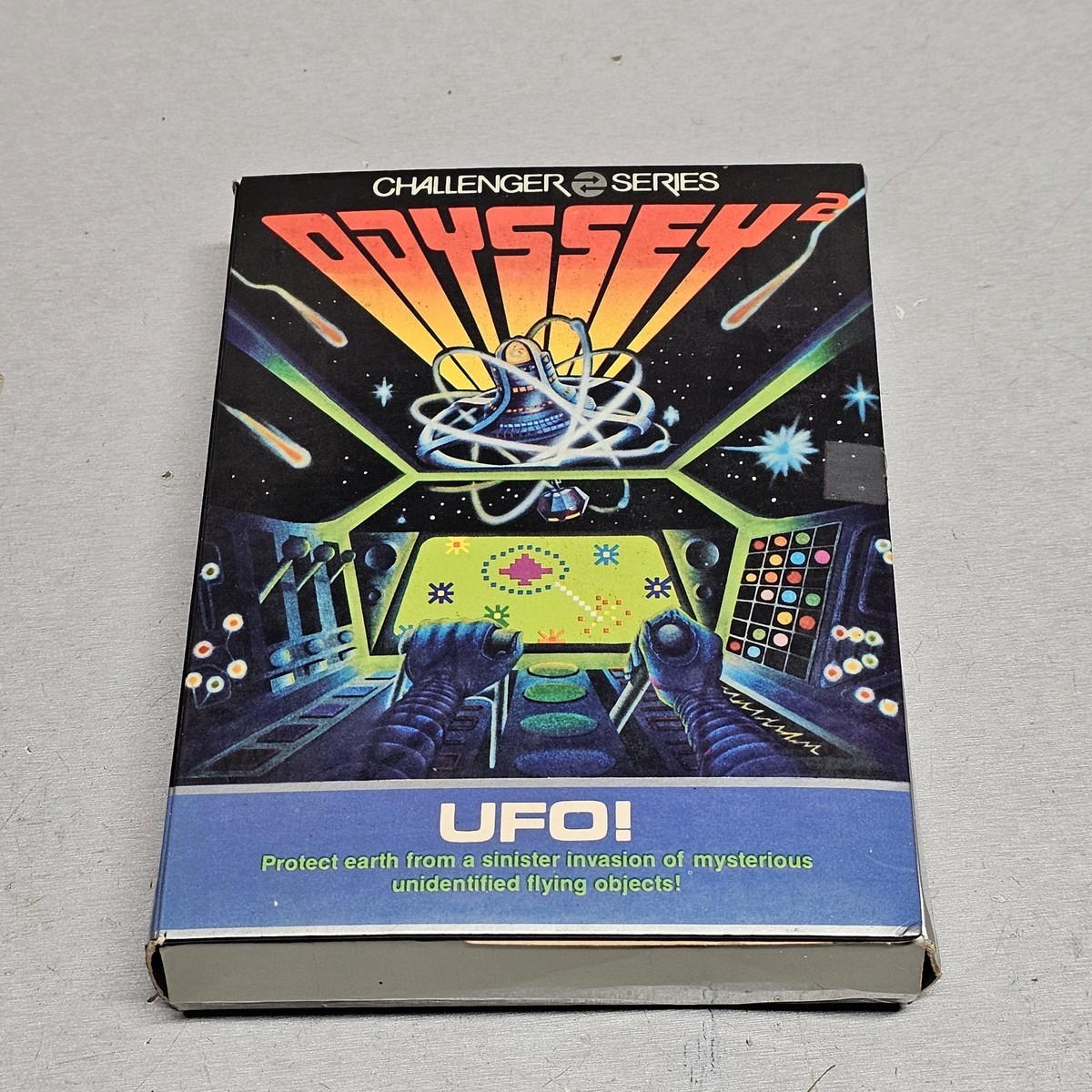 Odyssey 2 Challenger Series UFO! Boxed Game Manual Vintage Computer Game