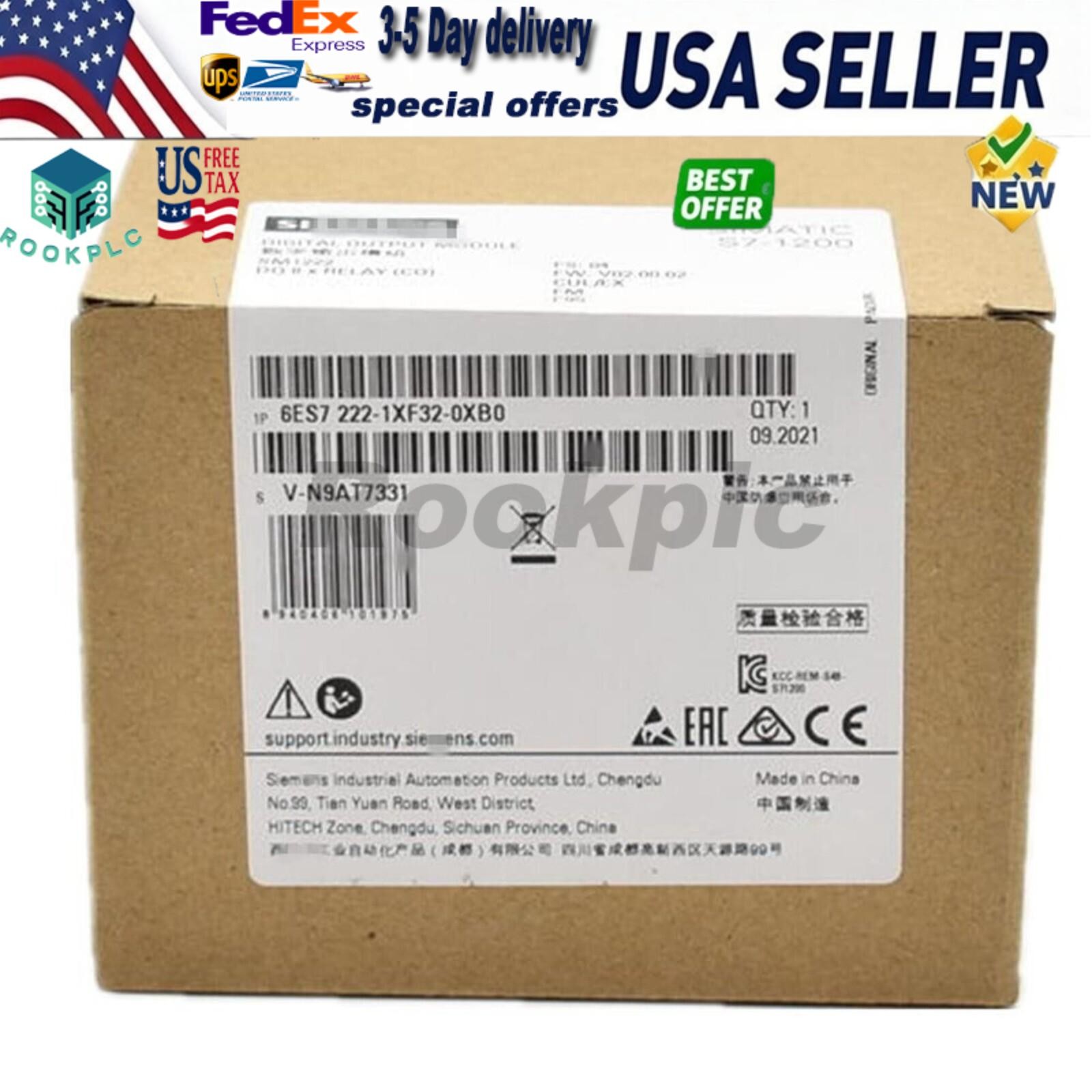New Siemens 6ES7222-1XF32-0XB0 6ES7 222-1XF32-0XB0 S7-1200 Digital output SM1222