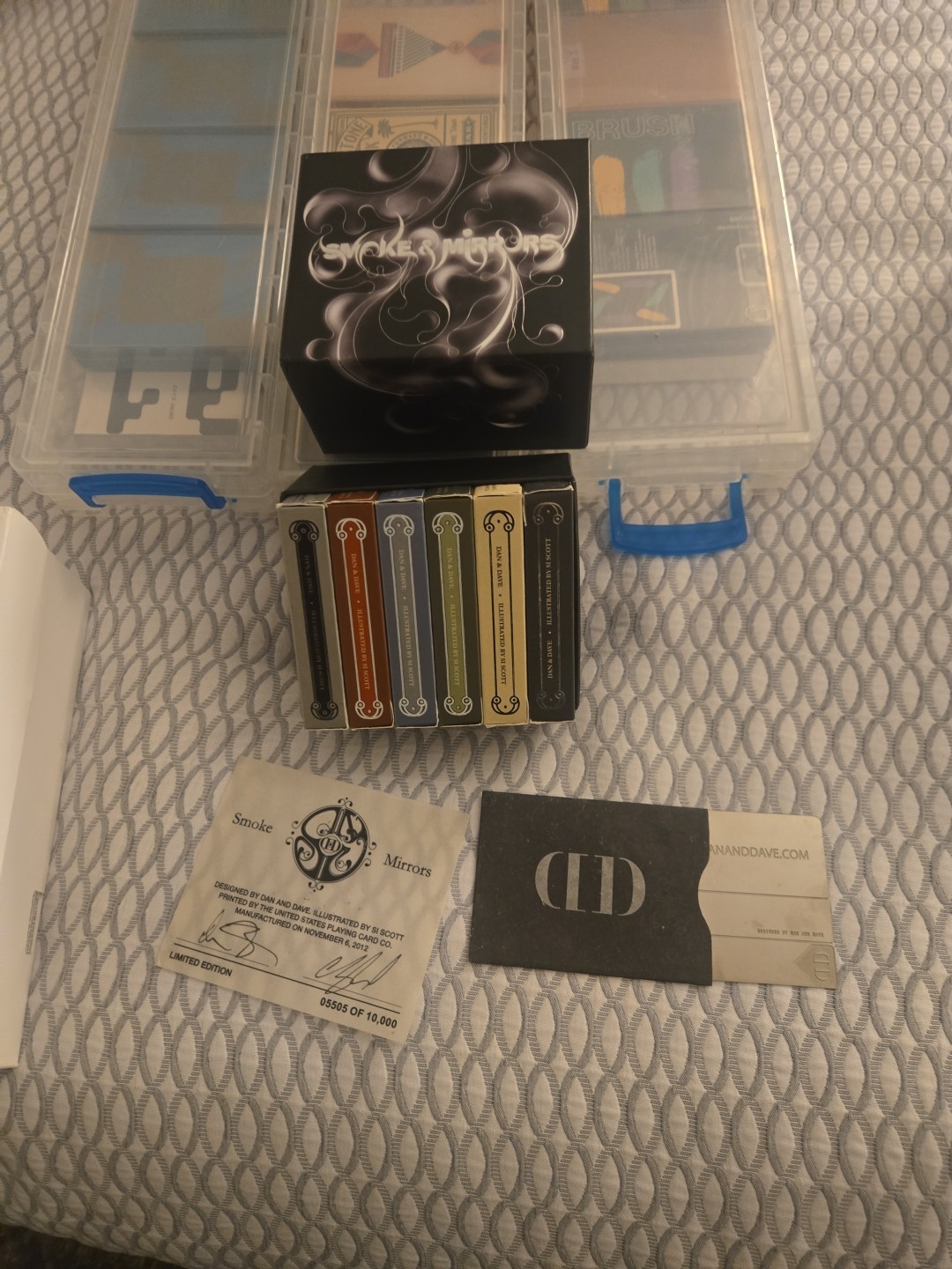 DAN & DAVE SMOKE AND MIRROR DELUXE BOX SET - ORIGINAL RARE SEALED (2012)