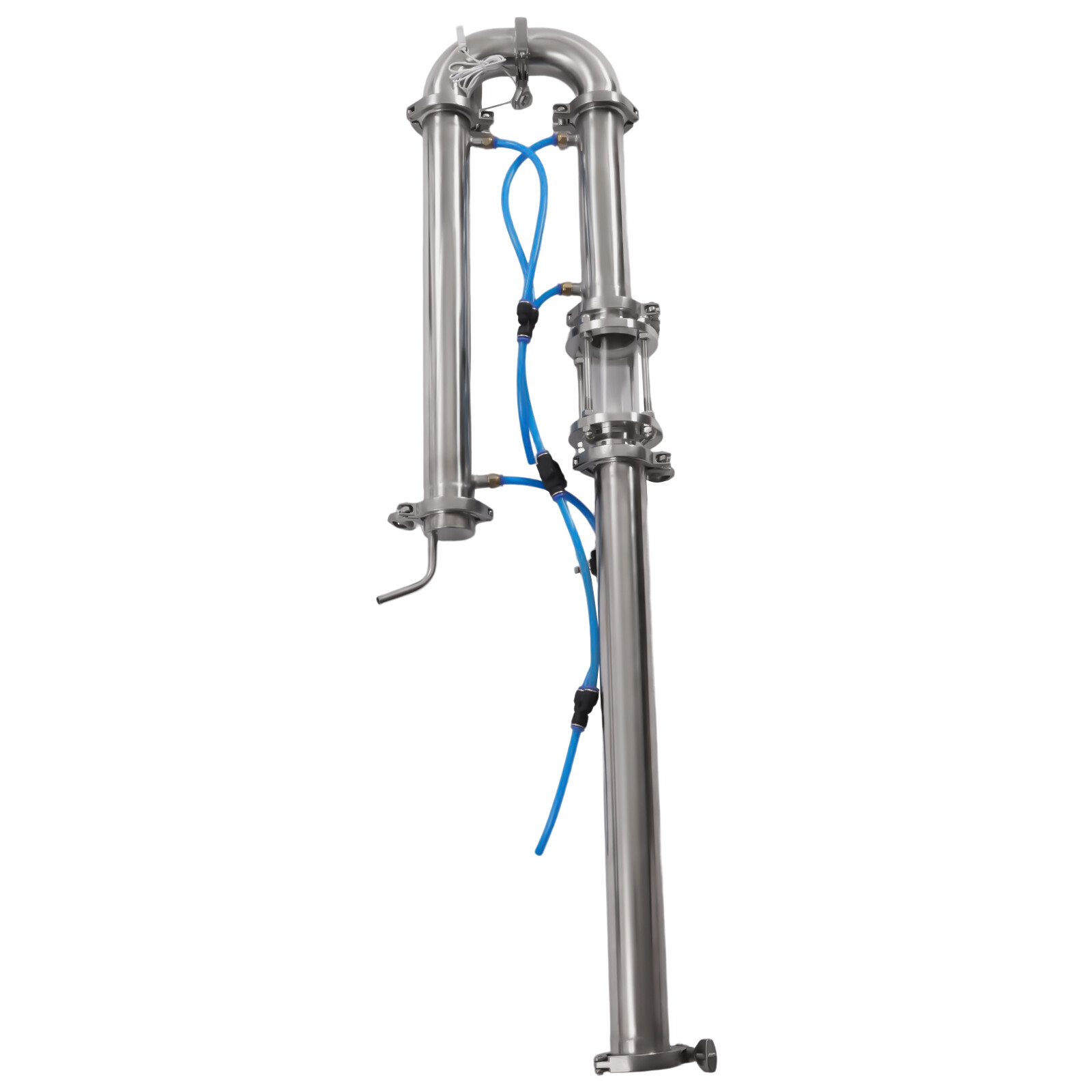 2" inch Stainless Still Moonshine Reflux Distilling Column Brew Wine Making Tool