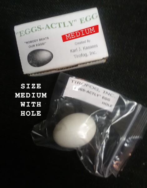 EGGS-ACTLY EGG - TIROFOG (MEDIUM - WITH HOLE)  PRO QUALITY