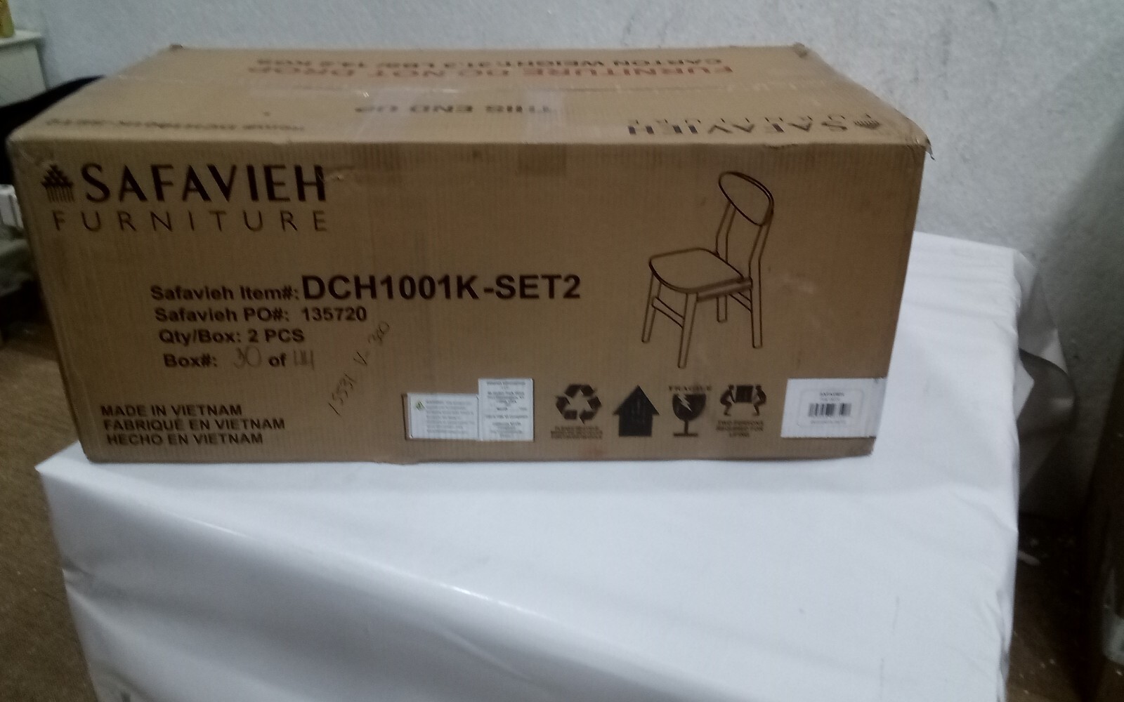 Safavieh LUCCA RETRO DINING CHAIR, Reduced Price 2172726133 DCH1001K-SET2