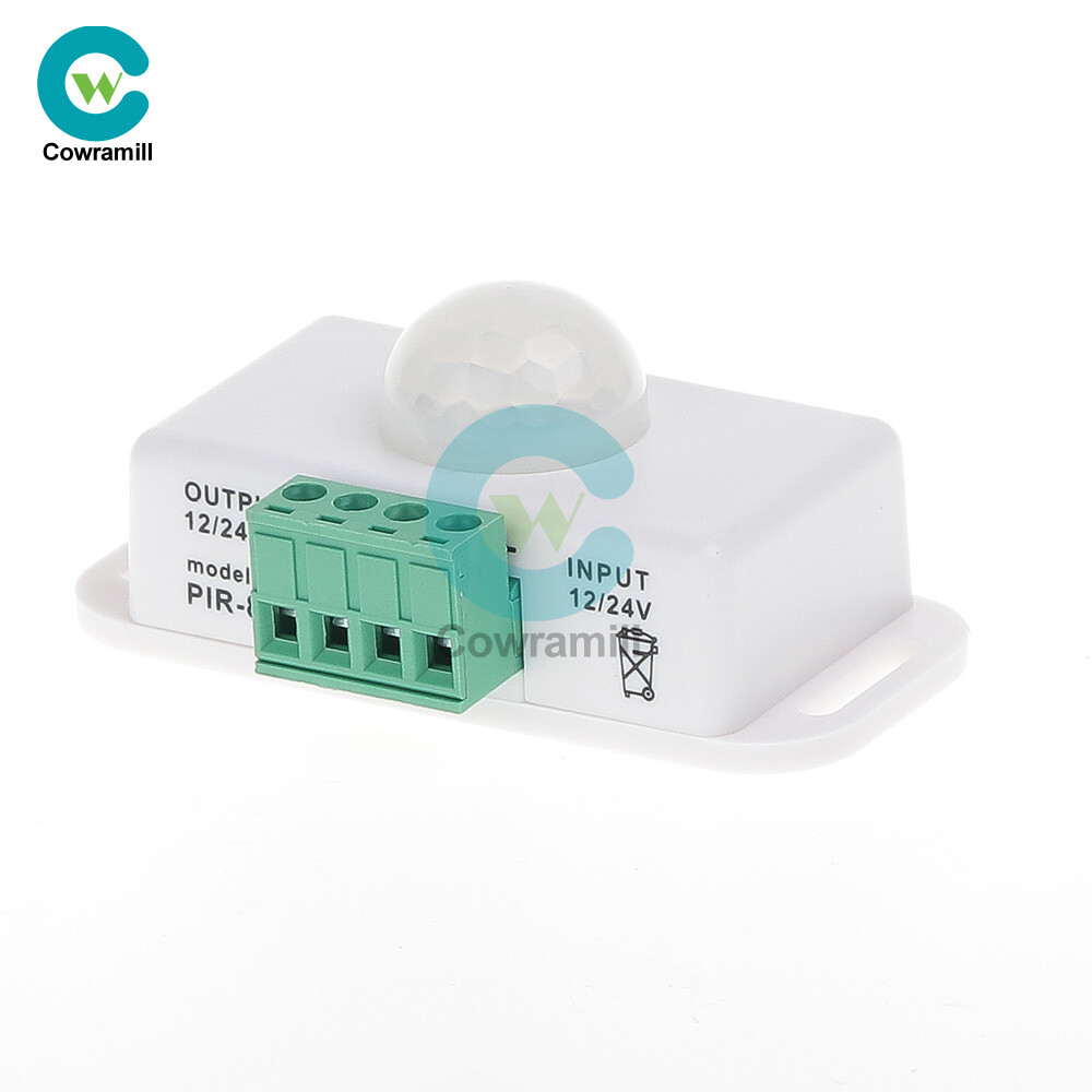 DC 12V-24V 8A/6A Automatic Adjustable Infrared PIR Motion Sensor Switch Module