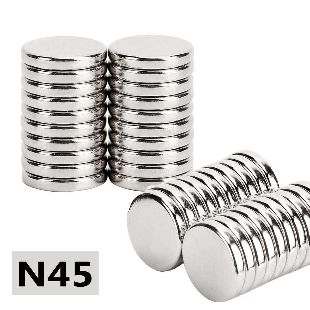 20/40/60pcs N45 Neodymium Rare Earth Magnet Block Round Strong Magnets 15mm*3mm