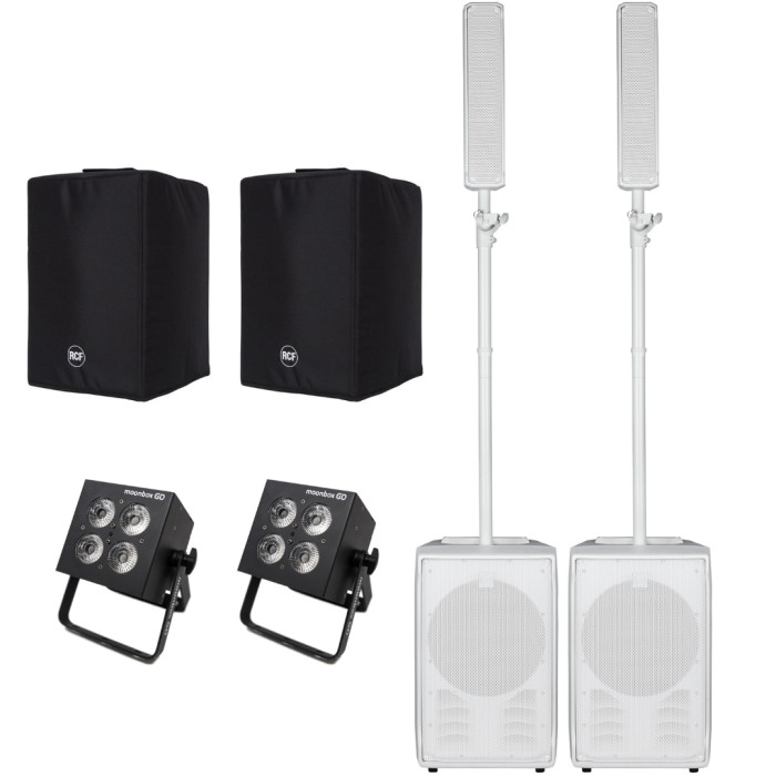 RCF EVOX J8-W Package w/ Mobile Lighting
