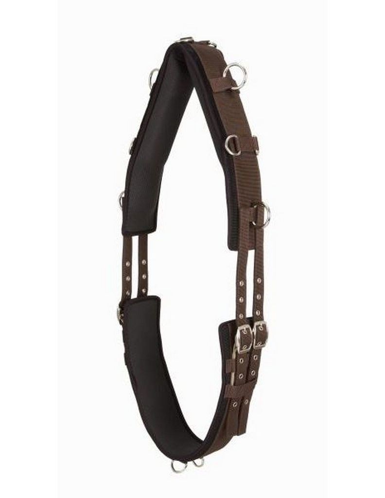 Tough 1 Girth PVC Nyloprene Surcingle Adjustable Durable Brown 52-6