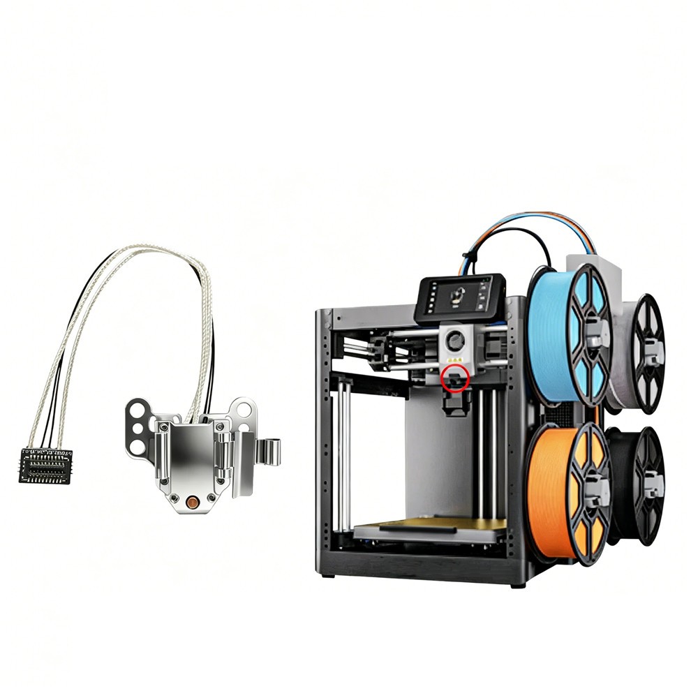 Heating Assembly Kit for Flashforge AD5X Hot End Heating Component w/thermistor