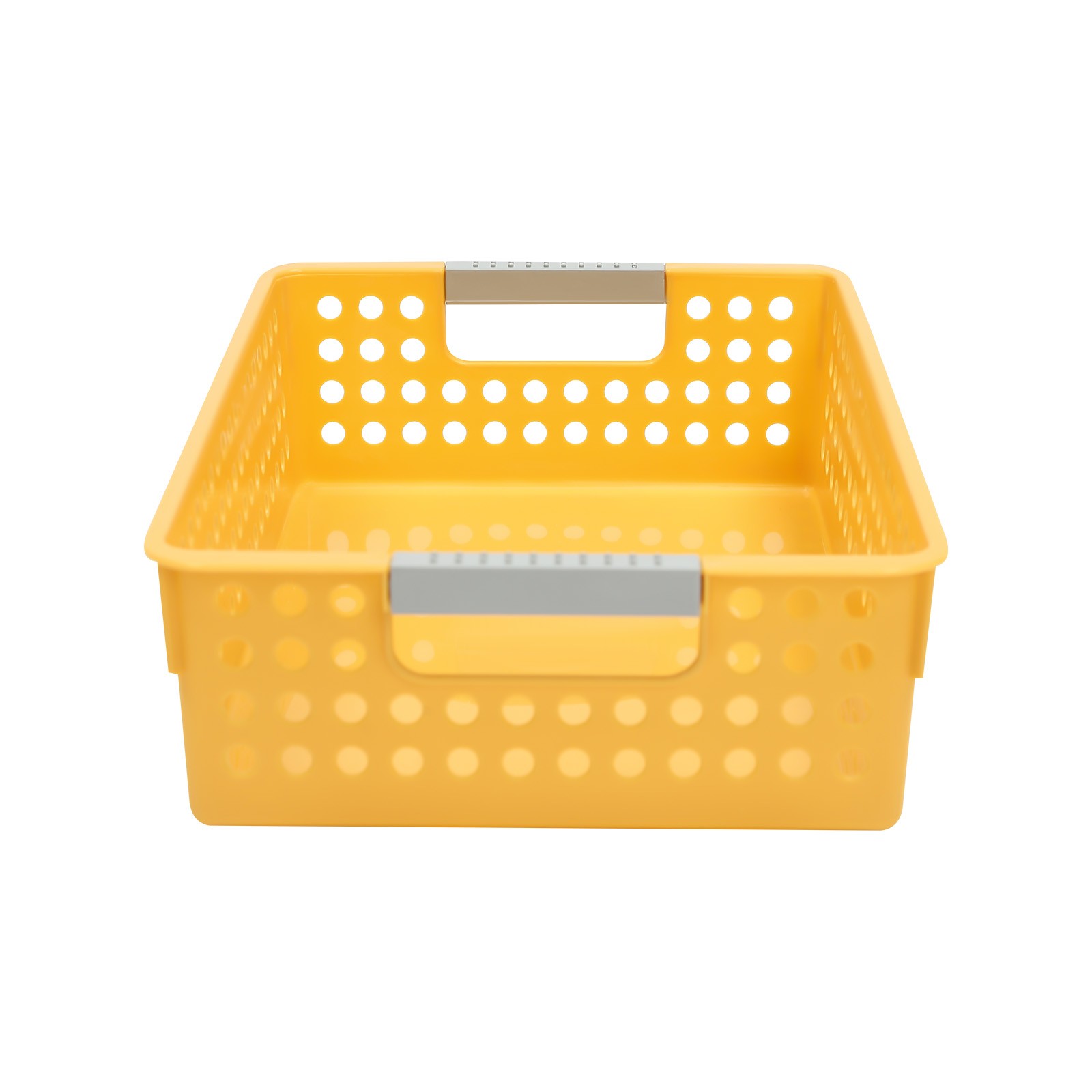 24 Pack Colorful Mesh Classroom Baskets, Stackable Storage Bin, Book Basket
