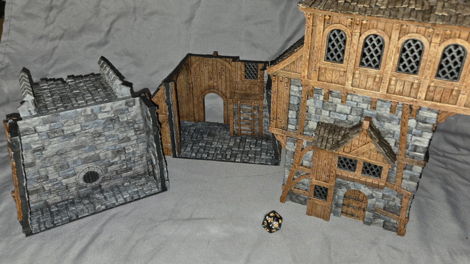 Pro Painted * Massive Multi Level Tower * Terrain RPG DnD Tabletop Scenery *
