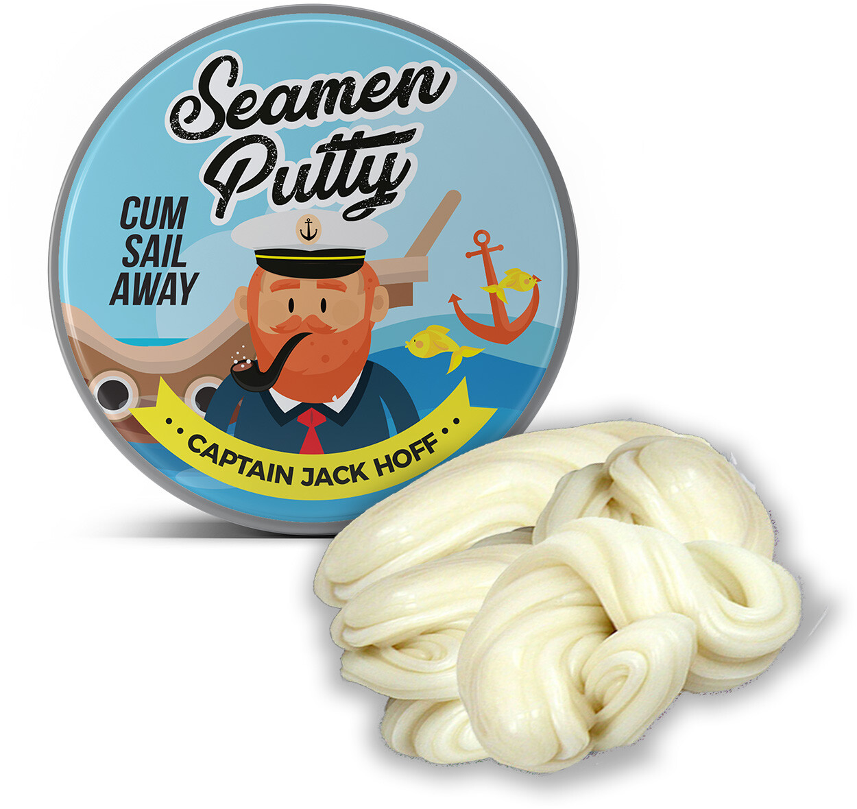 Seamen Stress Relief Putty - Funny Fidget Putty for Men - Tension Relief Formula