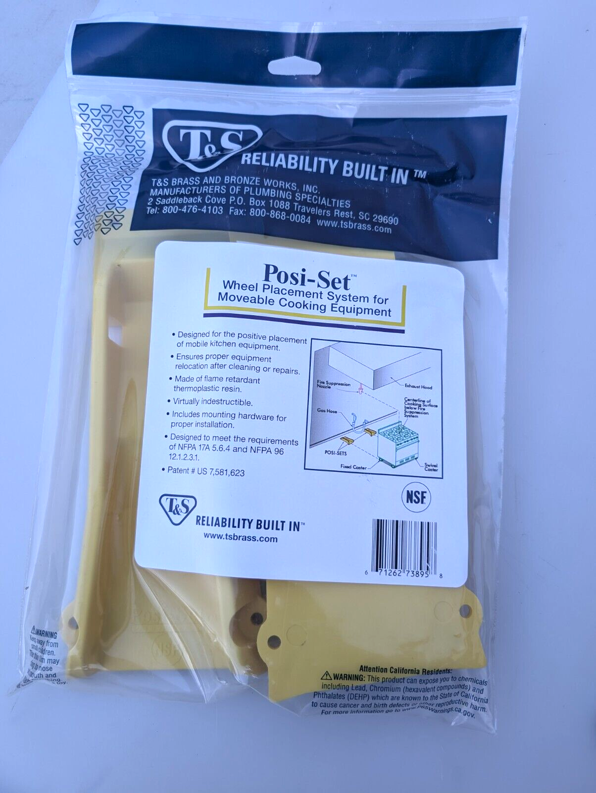 T&S Brass - POSI-SET - Appliance Locator Set