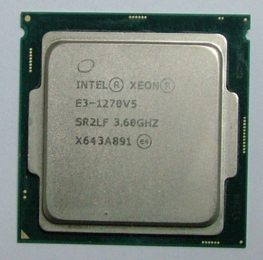 Intel Xeon E3-1270 v5 - 4 x 3.60 GHz / 8 MB / LGA 1151 / 8 GT/s Processor