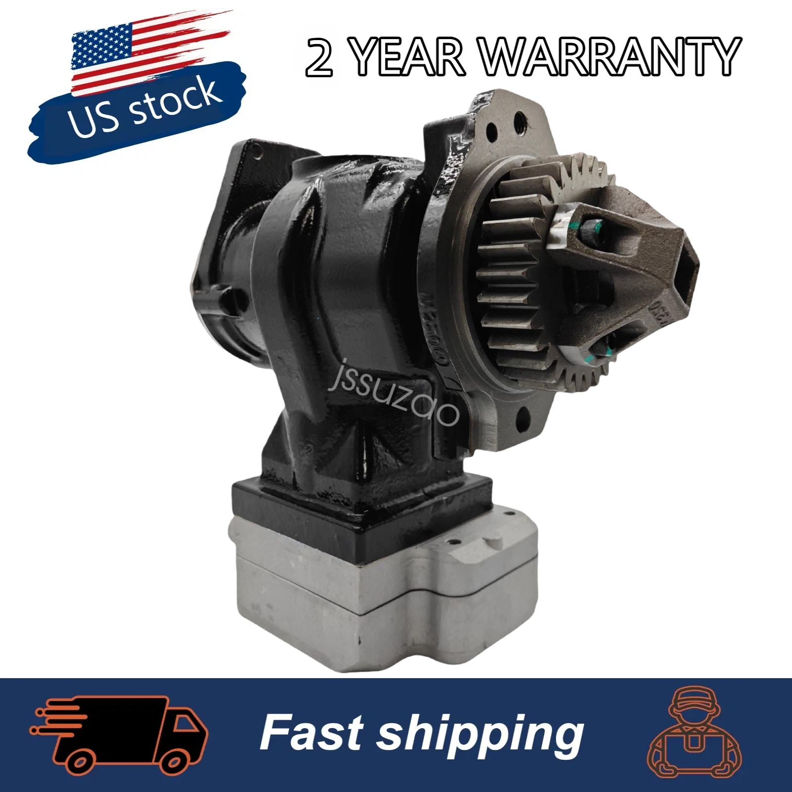 For Cummins 2010 and newer Air Compressor 3687343 4318220RX  3690864RX BLACK NEW