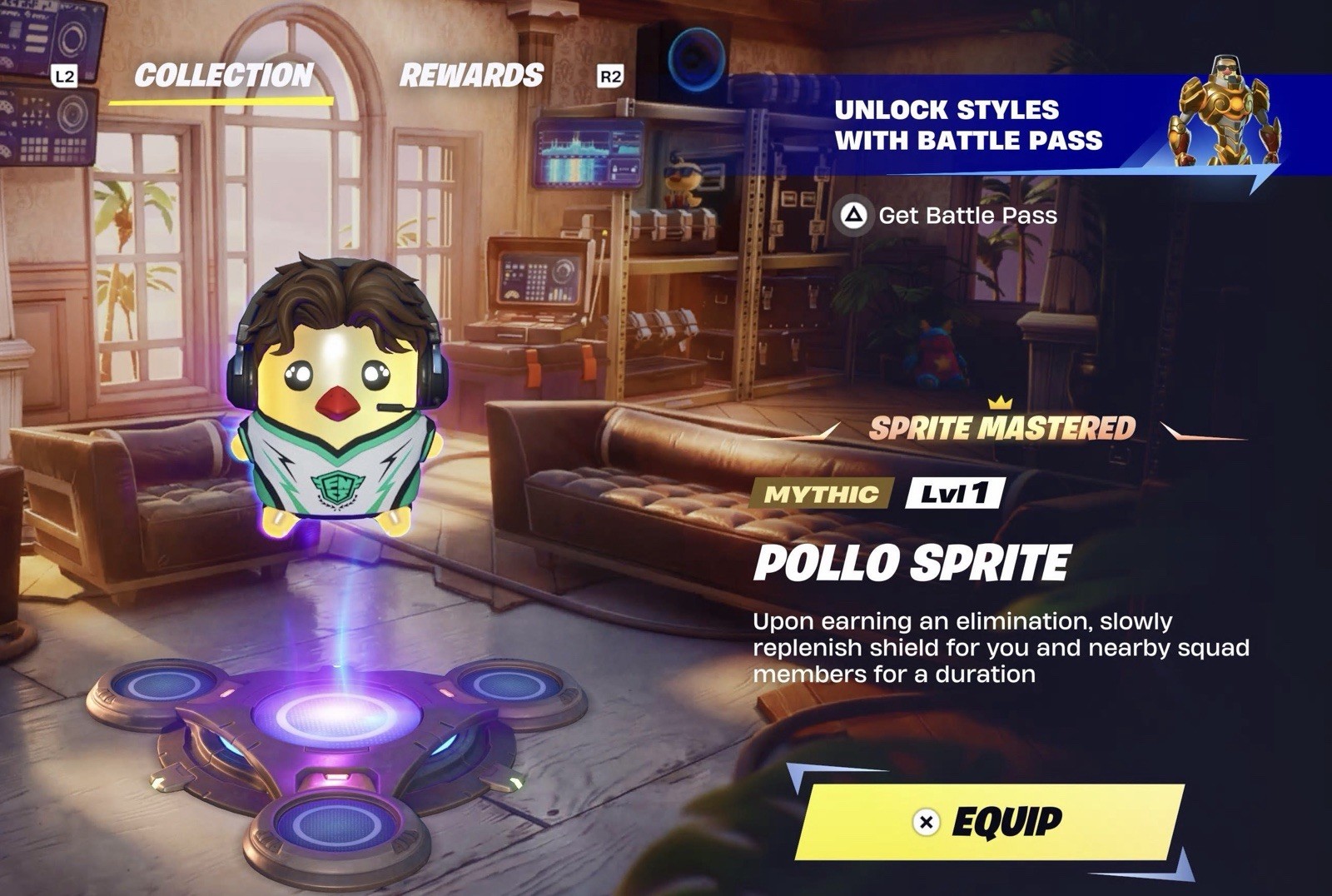 FN NEW Mythic Pollo Sprite!! Very Rare And Is High Demand!