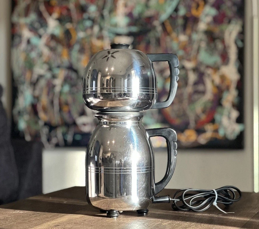 RARE Vintage Westinghouse CM-81 Vacuum Siphon Auto Coffeemaker 1950s. VTG MCM.