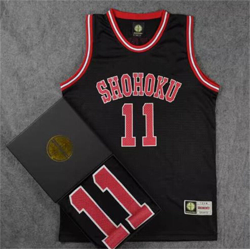 SLAM DUNK Kaede Rukawa COS No.11 Basketball Vest SHOHOKU Training Jerseys Boxed