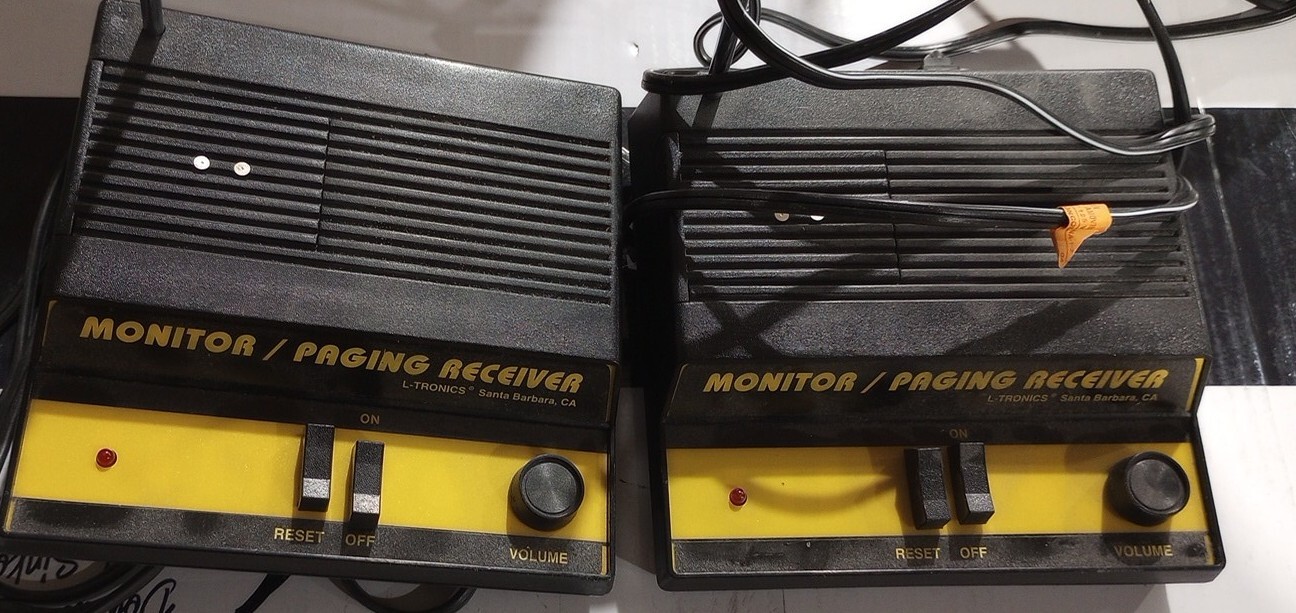 (2) L-Tronics LP-1 pagers/receivers Lot of 2