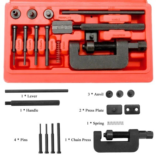 Motorcycle Bike Chain Breaker Splitter Link Riveter Bikes Riveting Tool