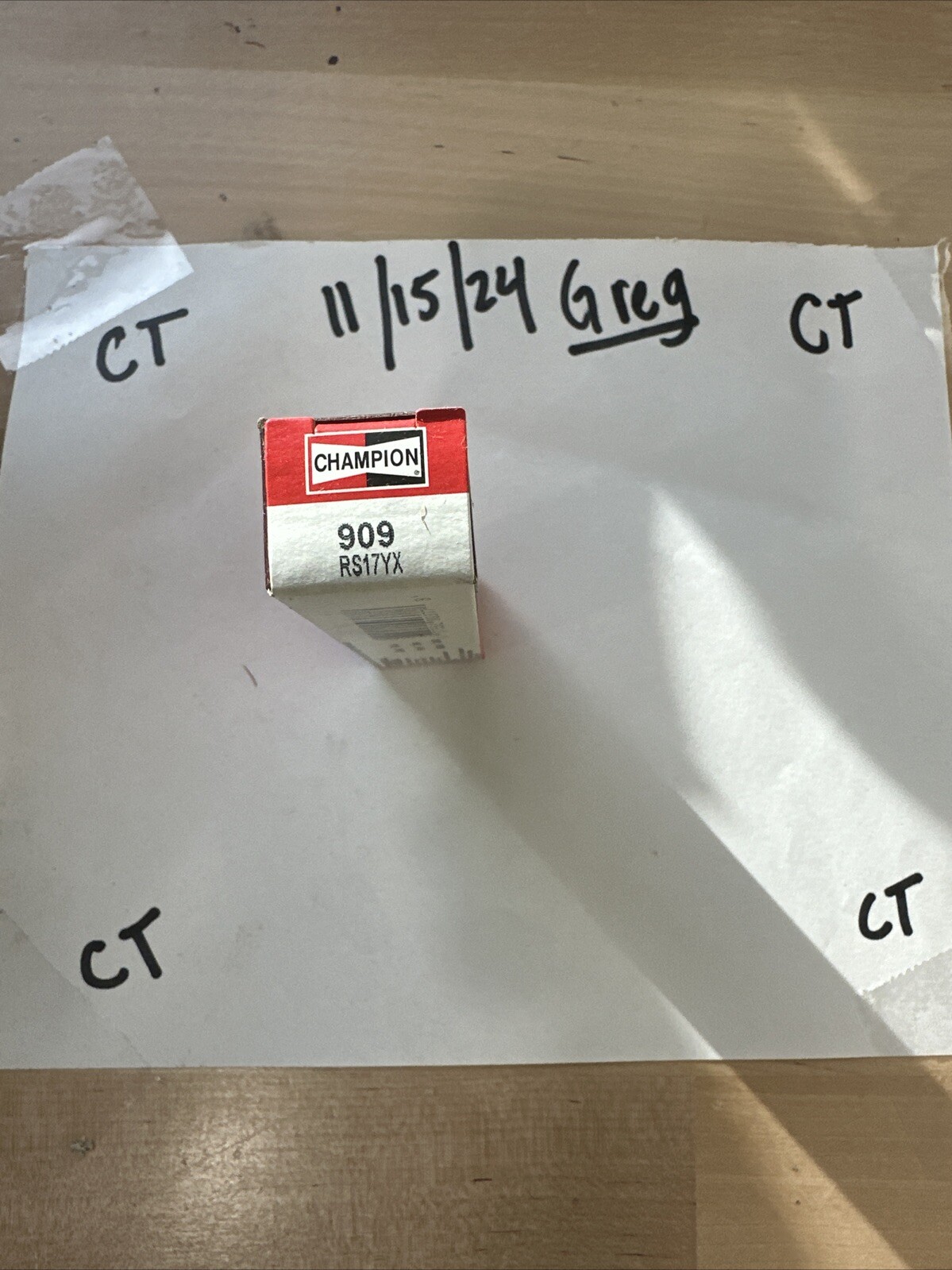 Champion RS17YX 909 Copper Plus Spark Plug