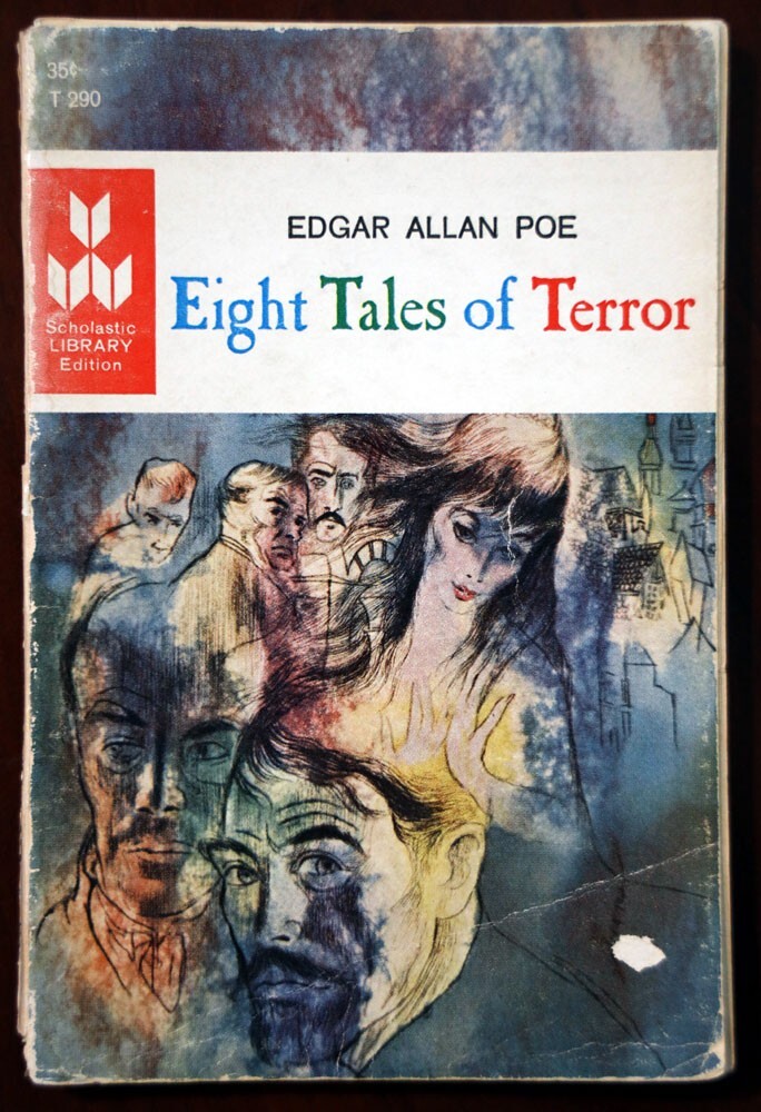 Eight Tales of Terror by Edgar Allan Poe 1961 Scholastic Paperback Vintage 1st