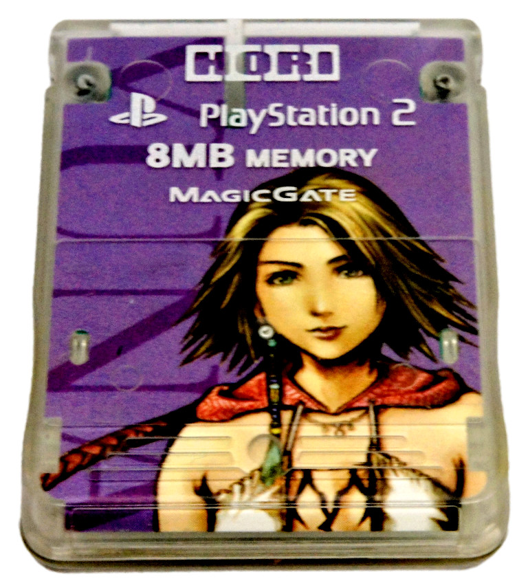 Hori Magic Gate PS2 Memory Card Final Fantasy X-2 Yuna 8MB